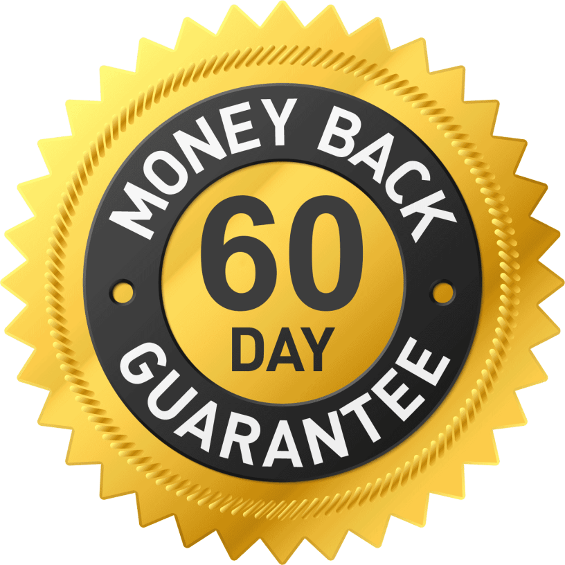 Blood Boost  60-day risk-free money-back guarantee badge